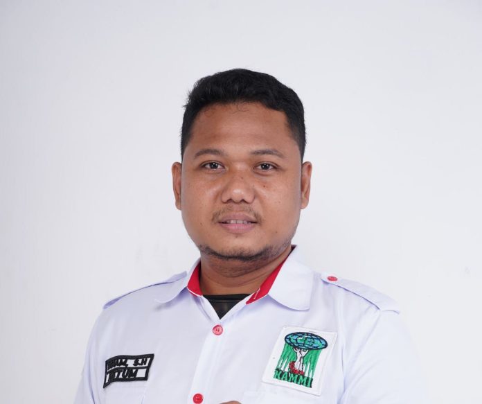 FOTO: Ketua Pengurus Wilayah Kesatuan Aksi Mahasiswa Muslim Indonesia (PW KAMMI) Sumatera Utara Irham Sadani Rambe. 