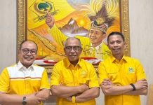 Nama Acha Menguat Calon Sekertaris DPD I Golkar Sulsel Dampingi IAS FOTO: Supriansa, Ilham Arief Sirajuddin dan Abd Razak Said (Acha). (ist)