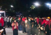Carut Marut di Balik Apel Sabuk Kamtibmas, ‘Tali asih’ yang ‘Salah kasih’ FOTO: Direktorat Pembinaan Masyarakat (Dit Binmas) Polda Sulsel adakan apel 'Sabuk Kamtibmas' di Pinisi Point (Pipo) kawasan Tanjung Bunga) Makassar, Kamis malam (25/6)