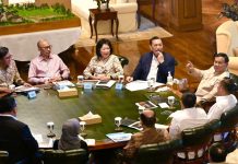 Dewan Ekonomi Nasional Temui Presiden di Hambalang FOTO: Presiden Prabowo Subianto menerima Ketua Dewan Ekonomi Nasional (DEN), Luhut Binsar Pandjaitan, beserta jajaran Dewan Ekonomi Nasional di kediaman Hambalang, Bogor, Jawa Barat, pada Selasa petang, 14 Juli 2026. (Dok. Seskab)