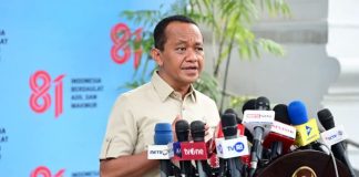 Presiden Prabowo Pastikan Percepatan Pemerataan Akses Listrik Desa hingga Ketahanan Energi Nasional FOTO: Menteri Energi dan Sumber Daya Mineral (ESDM) Bahlil Lahadalia di Istana Merdeka, Jakarta, Selasa (28/07/2026). (Sumber: BPMI Setpres)