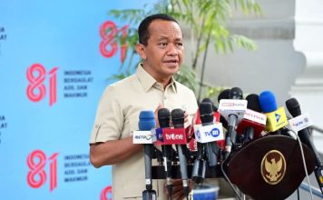 Presiden Prabowo Pastikan Percepatan Pemerataan Akses Listrik Desa hingga Ketahanan Energi Nasional FOTO: Menteri Energi dan Sumber Daya Mineral (ESDM) Bahlil Lahadalia di Istana Merdeka, Jakarta, Selasa (28/07/2026). (Sumber: BPMI Setpres)