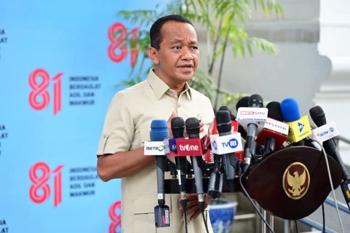 FOTO: Menteri Energi dan Sumber Daya Mineral (ESDM) Bahlil Lahadalia di Istana Merdeka, Jakarta, Selasa (28/07/2026). (Sumber: BPMI Setpres)