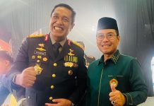 LDII Sulsel Hadiri Peringatan Hari Bhayangkara ke-80, Asdar Mattiro: Sinergi Polri dan Masyarakat Harus Terus Diperkuat FOTO: Kapolda Sulawesi Selatan, Irjen Pol. Djuhandhani Rahardjo Puro, S.H., M.H., dan Ketua DPW LDII Sulawesi Selatan, H. Asdar Mattiro, S.Sos., M.I.Kom., (Ist)