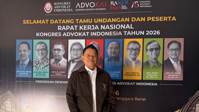FOTO: Ketua Kongres Advokat Indonesia (KAI) Kota Makassar, H. Aldin Bulen, SH,MH.