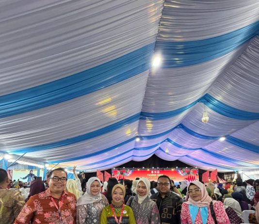 Ketua TP PKK Banyuasin Hadiri HKG PKK ke-54 dan HUT Dekranas di Makassar