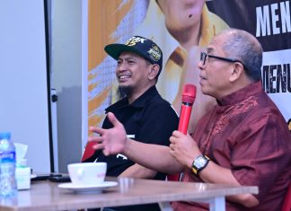 BARAK 145: Narasi Zulkarnain Arief Cerminkan Politik Kekanak-kanakan dan Sesat Pikir FOTO: Ketua Umum BARAK 145, Illank Radjab, S.H., bersama Ilham Arief Sirajuddin.