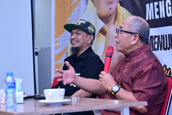 FOTO: Ketua Umum BARAK 145, Illank Radjab, S.H., bersama Ilham Arief Sirajuddin. FOTO: Ketua Umum BARAK 145, Illank Radjab, S.H., bersama Ilham Arief Sirajuddin.