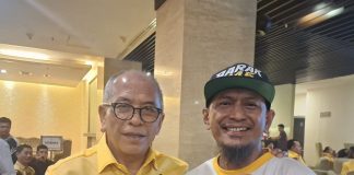 BARAK 145: Musda Telah Usai, Saatnya Bersatu dan Bekerja untuk Sulawesi Selatan FOTO: Ilham Arif Sirajuddin (IAS), Ketua DPD I Golkar Sulsel terpilih hasil Musda ke XI bersama Panglima BARAK 145, Illank Radjab, S.H.,