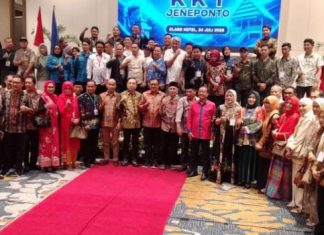 Munas KKT Dihadiri Bupati Takalar, Tak Dihadiri Bupati Jeneponto FOTO: Peserta Musyawarah Nasional Kerukunan Keluarga Turatea (KKT) digelar di Hotel Claro Makassar, Jumat pagi (24/7). (Ist)