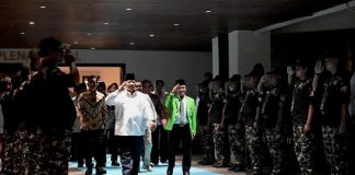 Pemerhati Pendidikan Sulsel Sayangkan Penggunaan Kata “Londo Ireng” oleh Presiden FOTO: Presiden Prabowo Subianto didampingi Ketua Umum DPP PKB Muhaimin Iskandar atau Cak Imin di dalam rangkaian acara perayaan puncak Hari Lahir (Harlah) ke-28 Partai Kebangkitan Bangsa (PKB) yang diselenggarakan di Jakarta Convention Center (JCC). Kamis, 23 Juli 2026. (Dok. Seskab)