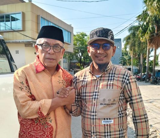 BARAK 145 Akan Gelar Syukuran untuk IAS, Illank Radjab: Ini Awal Perjuangan Membesarkan Golkar di Sulawesi Selatan FOTO: Ilham Arief Sirajuddin dan Ketua Umum BARAK 145, Illank Radjab, S.H.,