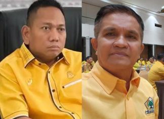 Sesama Fraksi Golkar “Ribut” Soal Dugaan Korupsi Dana Hibah KONI Makassar Rp 15 M yang Digarap Kejari FOTO: Anggota Fraksi Golkar DPRD Makassar, H. Ismail dan Arifin Majid. (Kolase)