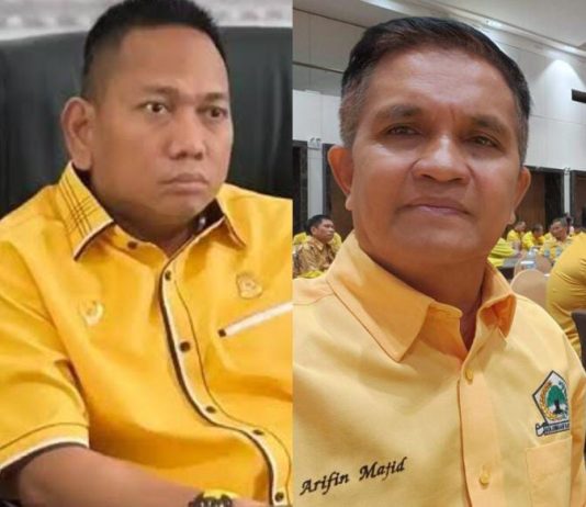 Sesama Fraksi Golkar “Ribut” Soal Dugaan Korupsi Dana Hibah KONI Makassar Rp 15 M yang Digarap Kejari FOTO: Anggota Fraksi Golkar DPRD Makassar, H. Ismail dan Arifin Majid. (Kolase)