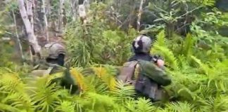 Kejar Gerombolan Pengacau, Satgas Habema: 2 Anggota OPM Tewas di Kali Fis Yahukimo FOTO: Satgas Habema saat melakukan penyerangan terhadap kelompok separatis OPM di pedalaman Yahukimo, Papua Pegunungan. (Ist)