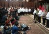 Menko Polkam: Pemerintah Solid dan bersinergi Menjaga Stabilitas Keamanan Nasional FOTO: Menko Polkam Jenderal TNI (Purn.) Djamari Chaniago dalam konferensi pers di Kantor Kemenko Polkam, Jakarta, Rabu (5/8/2026). (Dok Humas Kemenko Polkam RI)