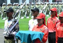 Jelang HUT ke-81 Kemerdekaan RI, Tim Upacara dan Paskibraka Laksanakan Gladi Bersama di Istana Merdeka FOTO: Persiapan pelaksanaan Upacara HUT ke-81 Kemerdekaan RI mulai memasuki tahap gladi parsial di halaman Istana Merdeka, Jakarta, Selasa (11/08/2026). (Sumber: BPMI Setpres).