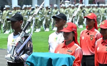 Jelang HUT ke-81 Kemerdekaan RI, Tim Upacara dan Paskibraka Laksanakan Gladi Bersama di Istana Merdeka FOTO: Persiapan pelaksanaan Upacara HUT ke-81 Kemerdekaan RI mulai memasuki tahap gladi parsial di halaman Istana Merdeka, Jakarta, Selasa (11/08/2026). (Sumber: BPMI Setpres).