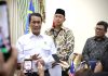 Kado Kemerdekaan RI ke-81, Indonesia Ekspor 1.000 Ton Beras ke Malaysia FOTO: Menteri Pertanian (Mentan) Andi Amran Sulaiman saat memberikan keterangan pers, Indonesia kembali membuka keran ekspor beras ke negara tetangga, Malaysia, dengan pengiriman perdana sebanyak 1.000 ton. Jumat (14/8/2026). (Dok. Kementan)