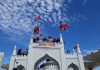 Aceh Memanas, Papua Menegang, Merah Putih Diuji FOTO: Peringatan Hari Damai Aceh ke-21 di kawasan Masjid Raya Baiturrahman, Banda Aceh, Sabtu (15/8/2026) berakhir ricuh, (Sumber foto: KOMPAS.com/Zuhri Noviandi)