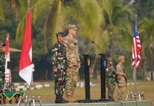 Latma Ksatria Warrior 2026, Yonif 502 Kostrad Perkuat Interoperabilitas TNI AD dan US Army FOTO: Latihan Bersama (Latma) Ksatria Warrior 2026 antara TNI Angkatan Darat (TNI AD) dan United States Army (US Army) yang resmi dibuka di Pusat Latihan Tempur (Puslatpur) Kodiklatad, Baturaja, Sabtu (15/8/2026). (Dok. TNI AD)
