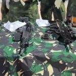 Tiga Anggota OPM Tewas, 3 Senpi Diamankan FOTO: Senpi milik anggota OPM yang berhasil diamankan aparat. (Dok.Pangkogabwilhan III)