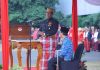 HUT ke-81 RI, Mentan Amran: Negara Harus Hadir untuk Saudara Kita di NTT FOTO: Menteri Pertanian (Mentan) Andi Amran Sulaiman Inspektur Upacara pada Peringatan HUT ke-81 Kemerdekaan RI di Jakarta, Senin (17/8). (Dok. Kementan)