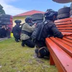 Tembak Menembak Warnai HUT RI Ke-80 di Distrik Asologaima, Polsek Kimbim Diserang KKB FOTO: Aparat kepolisian saat melakukan kontak tembak di KKB. (Ist)