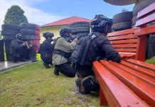 Tembak Menembak Warnai HUT RI Ke-80 di Distrik Asologaima, Polsek Kimbim Diserang KKB FOTO: Aparat kepolisian saat melakukan kontak tembak di KKB. (Ist)