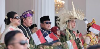 Harga Bahan Pokok Mahal, Kepuasan Publik Anjlok Terhadap Pemerintahan Prabowo-Gibran FOTO: Presiden Prabowo Subianto dan Wakil Presiden Gibran Rakabuming Raka di HUT RI Ke 81 di Istana Presiden Jakarta, 17 Agustus 2026. (Dok Seskab)