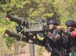 Kegiatan Uji Siap Tempur Baterai Arhanud Divisi 3 Kostrad FOTO: Kegiatan Uji Siap Tempur (UST) Baterai Arhanud Terintegrasi TA 2026 yang diselenggarakan oleh Divisi 3 Kostrad dan dipimpin langsung oleh Pangdivif 3 Kostrad. (Dok Divisi 3 Kostrad)