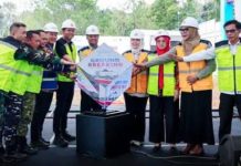 Telan Anggaran Rp161 miliar, Kini Kota Malino Punya Rumah Sakit Regional FOTO: Gubernur Andi Sudirman dan Wakil Gubernur Sulsel Fatmawati Rusdi, Peletakan batu pertama itu berlangsung pada Kamis (30/7/2026). (Ist).