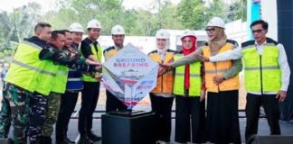 Telan Anggaran Rp161 miliar, Kini Kota Malino Punya Rumah Sakit Regional FOTO: Gubernur Andi Sudirman dan Wakil Gubernur Sulsel Fatmawati Rusdi, Peletakan batu pertama itu berlangsung pada Kamis (30/7/2026). (Ist).