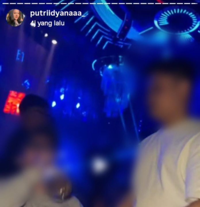 FOTO: Hasil tangkap layar dari story media sosial @putridyanaaa_ FOTO: Hasil tangkap layar dari story media sosial @putridyanaaa_