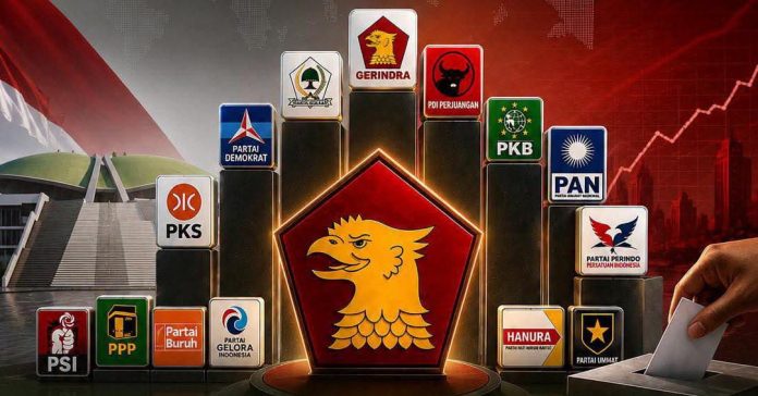 FOTO: Ilustrasi gambar Partai Politik (Parpol). (By Lembaga Indonesia Political Opinion)