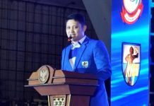 Keteladanan di Ujung Tanduk: Menagih Integritas Ketua KNPI Makassar di Tengah Sorotan Hiburan Malam FOTO: Baso Muhammad Ikram, Ketua DPD KNPI Kota Makassar periode 2024-2027 memberikan sambutannya usai resmi dilantik. Acara pelantikan bertajuk “KNPI Upgrade: Beyond Creativity” ini berlangsung di Tribun Lapangan Karebosi, Jum’at (25/4/2025). (Ist)