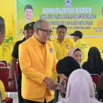 Di Enrekang IAS Disambut Ribuan Kader Partai Golkar FOTO: DPD I Partai Golkar Sulsel, Ilham Arief Sirajuddin (IAS) disambut penuh Kekeluargaan ribuan kader Golkar di Kabupaten Enrekang, Selasa 11 Agustus 2026. (Ist)