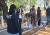 Bakti Sosial Bersama TNI-Polri di TMP Panaikang, Karang Taruna Turunkan 30 Pengurus dan Anggota FOTO: Karang Taruna Makassar saat mengikuti kegiatan bakti sosial di TMP Panaikang. Rabu (12/8/2026). (Ist)