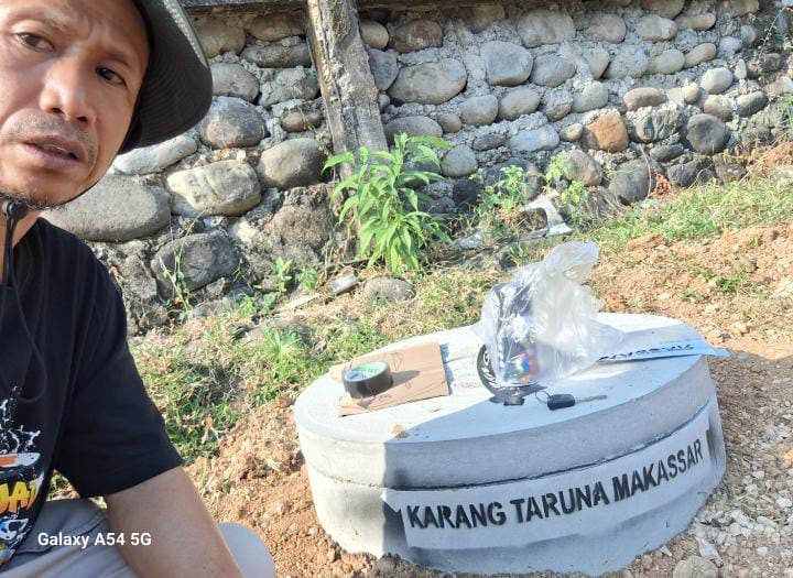 FOTO: Teba milik Katang Taruna Makassar ada di 4 titik di wilayah RW 2, Kelurahan Katimbang, Kecamatan Tamalanrea. (Ist)
