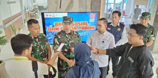 Kodam XIV/Hasanuddin, RS dr. Wahidin Sudiro Husodo dan Karang Taruna Gelar Kegiatan Donor Darah FOTO: Dandim 1408 Makassar, Kolonel Kav. Ino Dwi Setyo Darmawan, S.E., M.Han. dan Direktur RS dr Wahidin Sudiro Husodo, dr Anas Ahmad, Sp.B.FICS didampingi Ketua Karang Taruna Makassar Muhammad Zulkifli, ST, MT. (Ist)