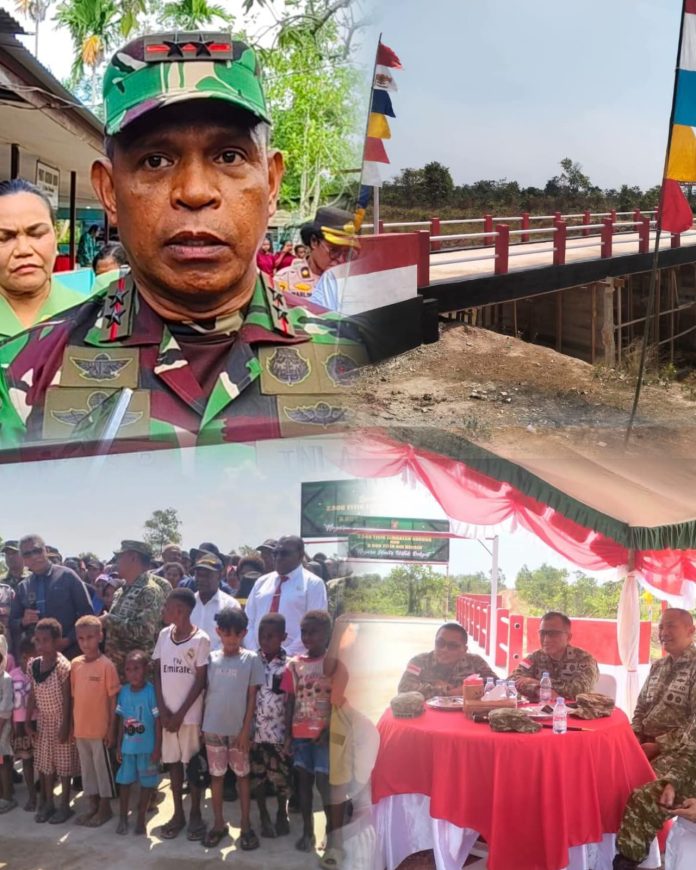 FOTO: Jembatan Garuda merupakan jembatan penghubung antara Kampung Candra Jaya dan Kampung Jaya Makmur, Distrik Kurik, Kabupaten Merauke. FOTO: Jembatan Garuda merupakan jembatan penghubung antara Kampung Candra Jaya dan Kampung Jaya Makmur, Distrik Kurik, Kabupaten Merauke.