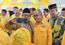 IAS Ajak Kader Golkar Wajo Satukan Ikhtiar Menuju Kejayaan Golkar FOTO: Ketua DPD I Partai Golkar Sulsel, Ilham Arief Sirajuddin (IAS) melanjutkan silaturahmi dan konsolidasi Golkar Sulsel di Kota Sengkang, Kabupaten Wajo, Jumat, 14 Agustus 2026.
