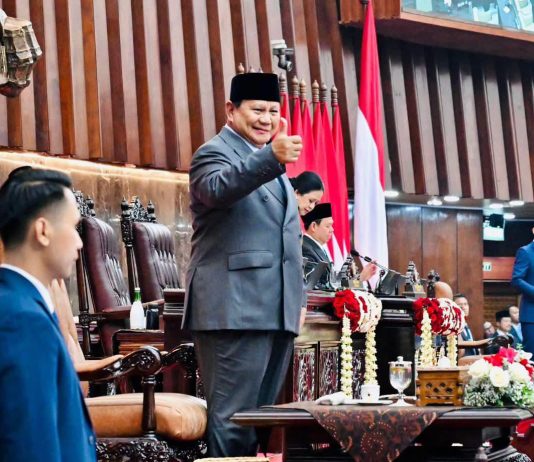 Netizen Hitung Ulang Pidato Presiden Soal Upah Buruh Pengupas Bawang Asal Bogor FOTO: Presiden Prabowo Subianto. (Seskab)