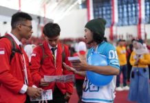 Unhas Day 2026, Rektor Ajak Mahasiswa Baru Rawat Unhas sebagai Rumah Bersama FOTO: Universitas Hasanuddin (Unhas) memperkenalkan ekosistem tersebut melalui Unhas Day 2026 dengan tema “Connect, Create, Celebrate”. Sebagai salah satu rangkaian Pengenalan Kehidupan Kampus bagi Mahasiswa Baru (PKKMB) Tahun Akademik 2026/2027.