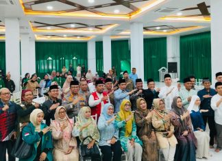 LDII Sulsel Hadiri Dialog Kebangsaan di Al-Markaz Al-Islami, Tekankan Moderasi Beragama FOTO: Dialog Kebangsaan yang digelar Yayasan Al-Markaz Al-Islami Muhammad Yusuf Makassar di Ballroom Masjid Al-Markaz Al-Islami, Makassar, Sabtu (15/8/2026).