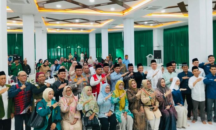 FOTO: Dialog Kebangsaan yang digelar Yayasan Al-Markaz Al-Islami Muhammad Yusuf Makassar di Ballroom Masjid Al-Markaz Al-Islami, Makassar, Sabtu (15/8/2026).