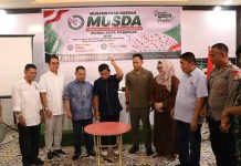 Dihadiri Forkopimda, Wali Kota Tasming Hamid Buka Musda PORDI Pare-Pare FOTO: Wali Kota H. Tasming Hamid didampingi Forkopimda Kota Pare-Pare membuka secara resmi Musda PORDI Kota Parepare.