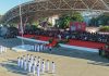 TIM NARYA Sukses Kibarkan Merah Putih, Formasi Benteng Rotterdam Warnai HUT ke-81 RI di Karebosi Makassar FOTO: Di bawah langit ikonik Lapangan Karebosi Makassar, suasana khidmat menyelimuti pelaksanaan upacara peringatan detik-detik Proklamasi Kemerdekaan Republik Indonesia. Senin (17/8/2026). (Dok Humas Pemkot Makassar)