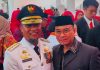 HUT Kemerdekaan RI ke-81, LDII Sulsel Dorong Karya dan Kontribusi untuk Masyarakat FOTO: Gubernur Sulsel, Andi Sudirman Sulaiman dan Ketua DPW LDII Sulawesi Selatan, H Asdar Mattiro SSos MIKom seusai mengikuti upacara HUT ke-81 Republik Indonesia di Rumah Jabatan Gubernur Sulawesi Selatan, Jalan Jenderal Sudirman, Kota Makassar, Senin (17/8/2026) pagi.