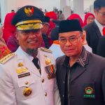 HUT Kemerdekaan RI ke-81, LDII Sulsel Dorong Karya dan Kontribusi untuk Masyarakat FOTO: Gubernur Sulsel, Andi Sudirman Sulaiman dan Ketua DPW LDII Sulawesi Selatan, H Asdar Mattiro SSos MIKom seusai mengikuti upacara HUT ke-81 Republik Indonesia di Rumah Jabatan Gubernur Sulawesi Selatan, Jalan Jenderal Sudirman, Kota Makassar, Senin (17/8/2026) pagi.